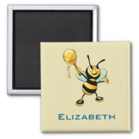 Happy Bumble Bee with a Scoop of Honey Personalize