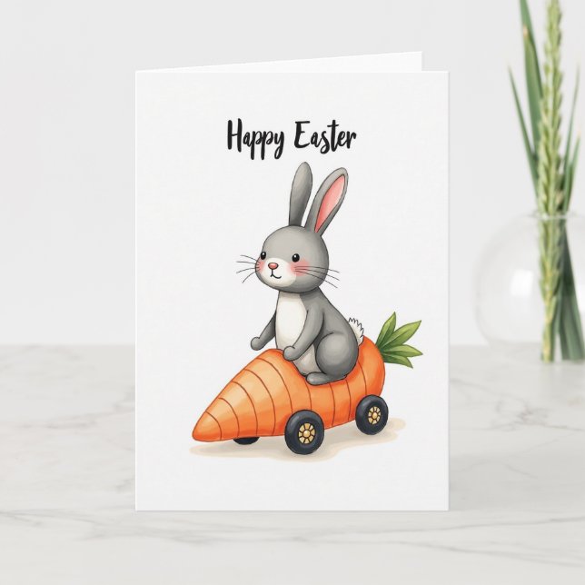 Happy Bunny Adventure Card (Front)