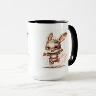 Happy Bunny Combo Mug, 15 oz Mug