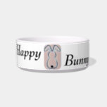 Happy Bunny Pet Bowl<br><div class="desc">Happy Bunny Pet Bowl. Great little dish for your cute bunny or bunnies.</div>