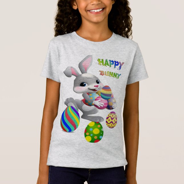 Happy Bunny  T-Shirt (Front)