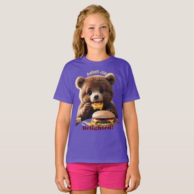 Happy Burger Bear Tee (Front Full)