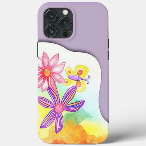 Happy Butterfly iPhone Case