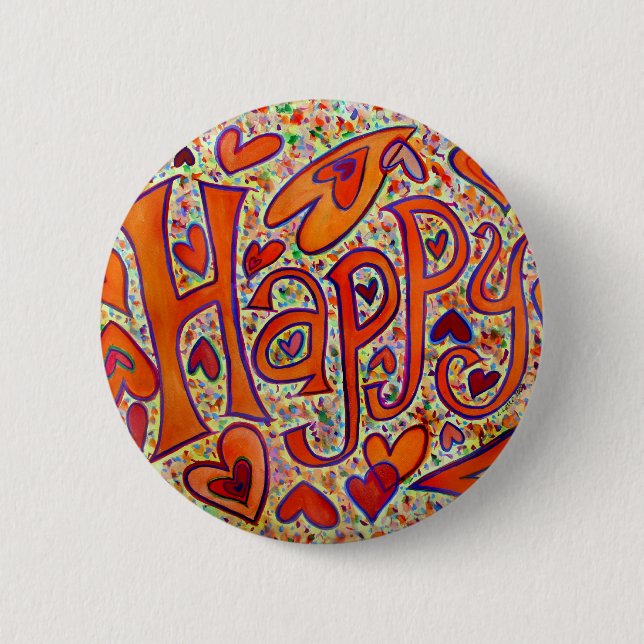 Happy Button (Front)