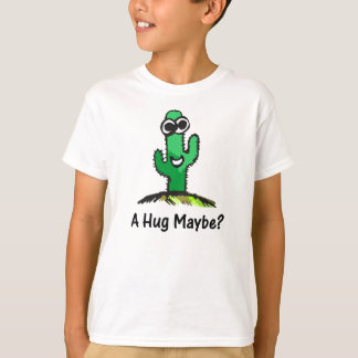 Happy Cactus Cartoon T-Shirt