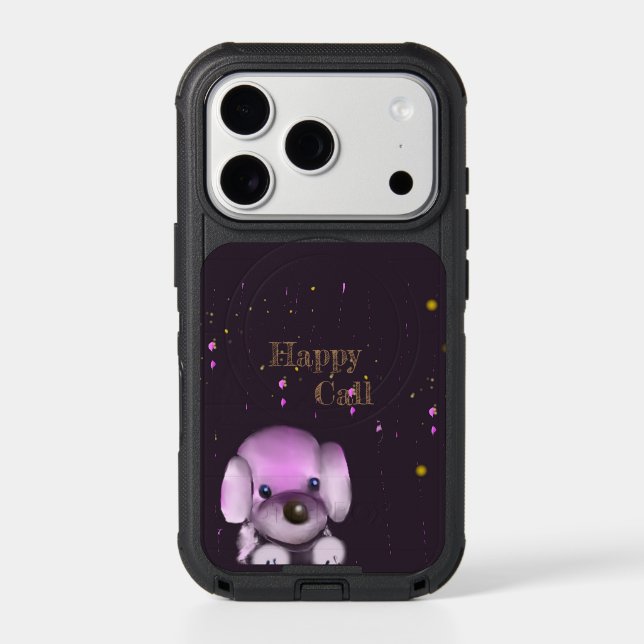 Happy Call iPhone Case (Back)