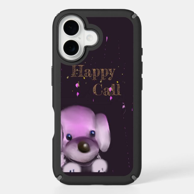 Happy Call iPhone Case (Front)