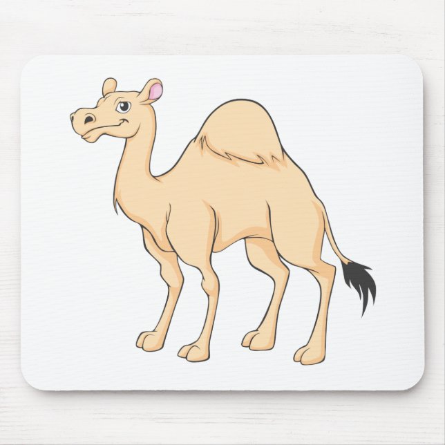 Happy Camel Cartoon Mouse Pad (Front)