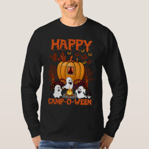 Happy Camp O Ween Halloween Camping Camper T-Shirt