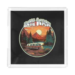 Happy Camper Acrylic Tray
