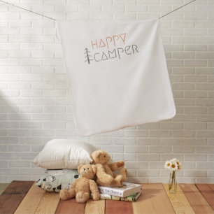 happy camper. Baby Blanket
