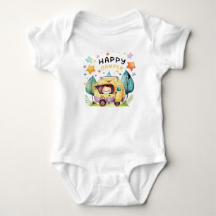 Happy Camper Baby Bodysuit