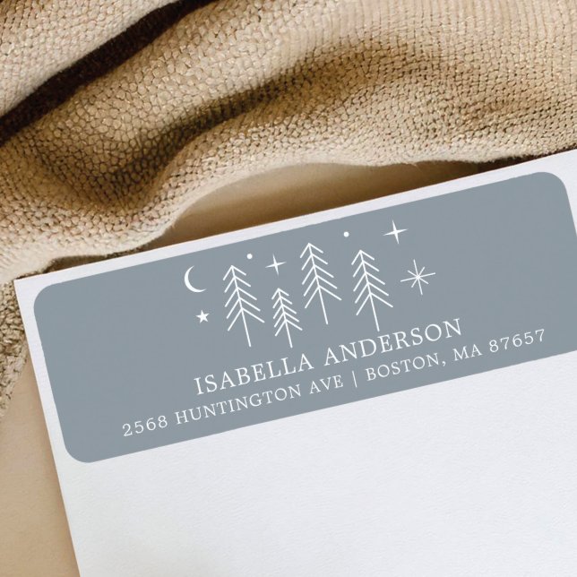 Happy Camper Baby Shower Address Label (Creator Uploaded)