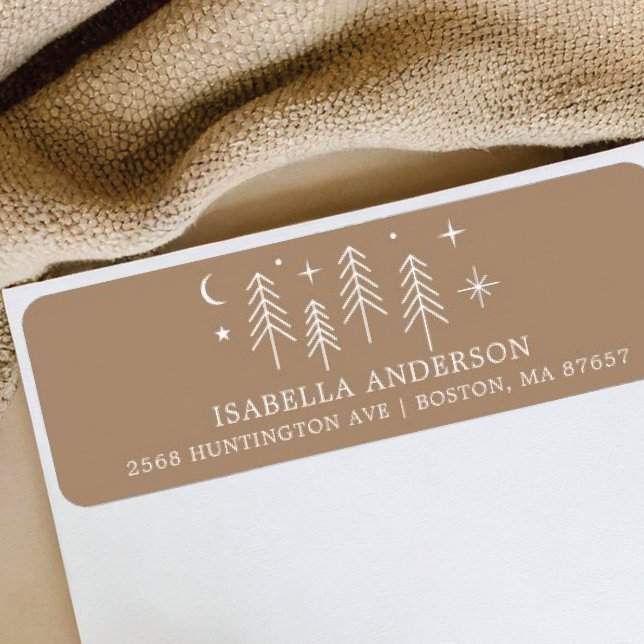 Happy Camper Baby Shower Address Label (Creator Uploaded)