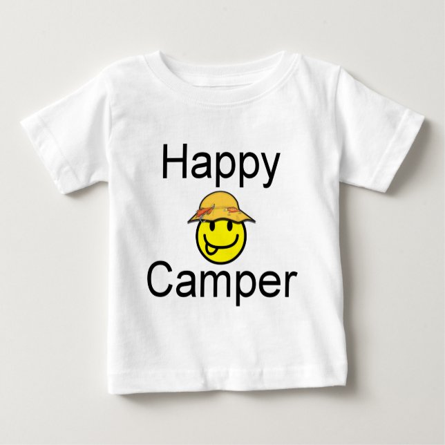 Happy Camper Baby T-Shirt (Front)