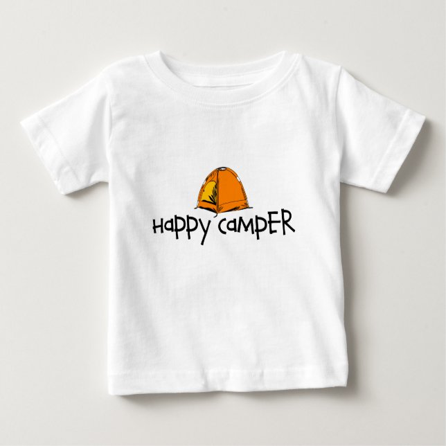 Happy Camper Baby T-Shirt (Front)