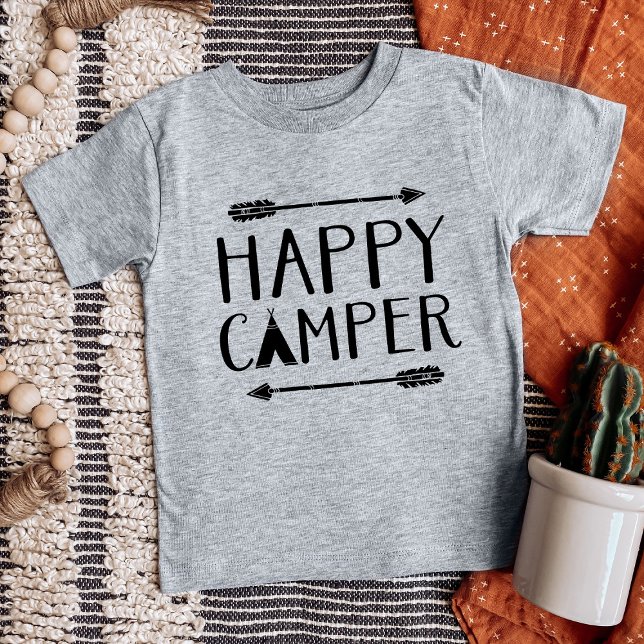 Happy Camper Baby T-Shirt (Creator Uploaded)