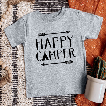 Happy Camper Baby T-shirt by jenniferstuartdesign at Zazzle