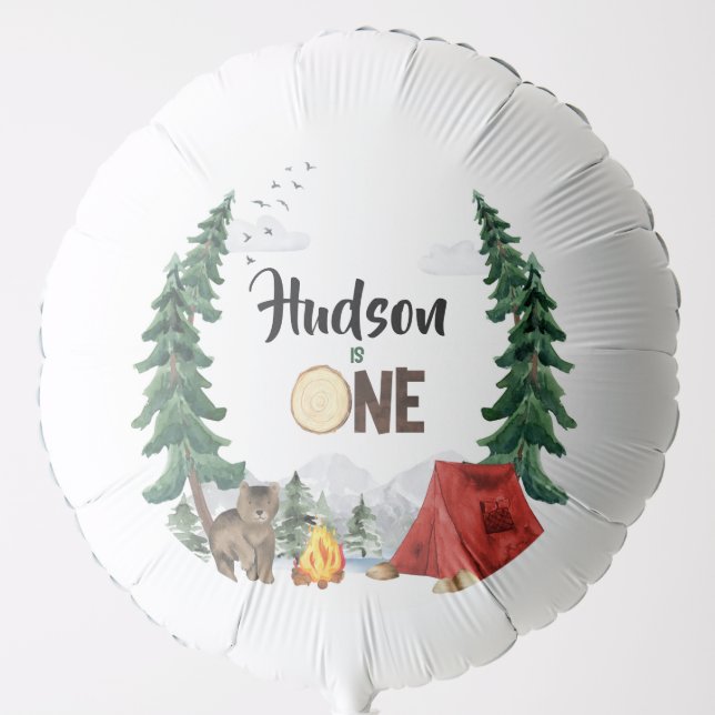 Happy Camper Balloon (Front)