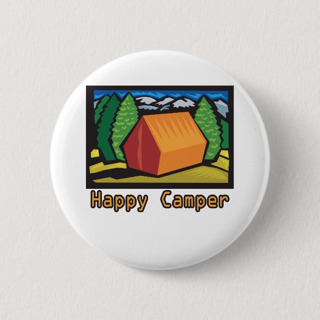 Happy Camper Button (Front)