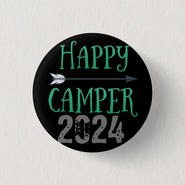 Happy Camper Button (Front)