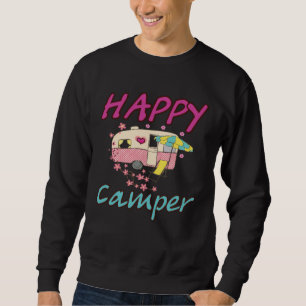 Happy Camper Camping Couple Camp Vacation Sweatshirt