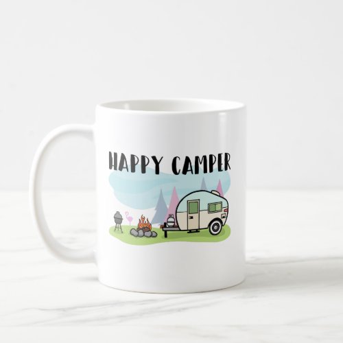 Happy Camper Camping Glamping Coffee Mug