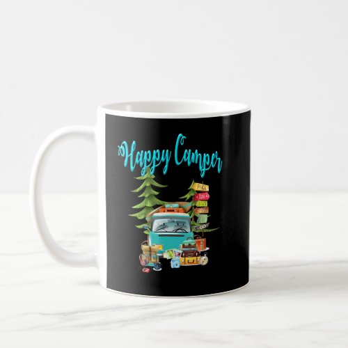 Happy Camper Camping Roadtrip  Coffee Mug