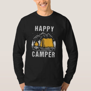 Happy Camper Camping Rv Camping For Men Women And  T-Shirt
