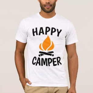 HAPPY CAMPER, Camping T-shirts