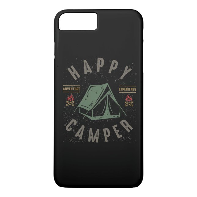 Happy Camper Case-Mate iPhone Case (Back)