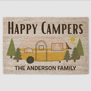 Happy Camper Coir Mat
