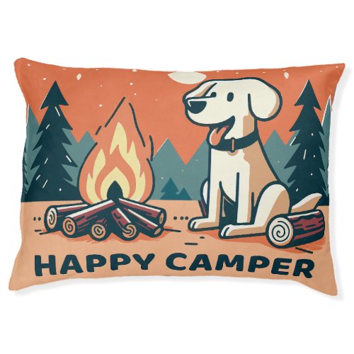 Happy Camper Color Pet Bed