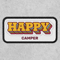 Happy Camper Cool Colorful Vintage Retro Style