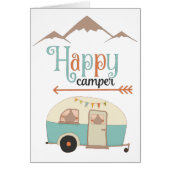 Happy Camper Cute Retro RV (Front)