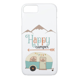 Happy Camper Cute Retro RV iPhone 8/7 Case