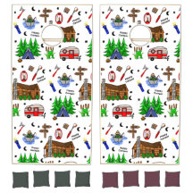 Happy Camper Fishing and Camping Themed