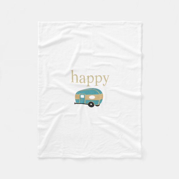 Happy camper 2025 fleece blanket