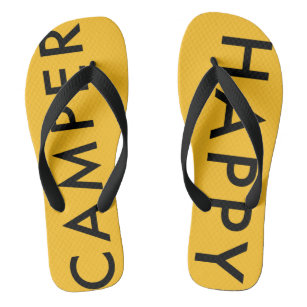 happy camper flip flops