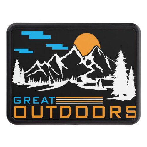 Happy Camper Great Outdoors Hitch Cover