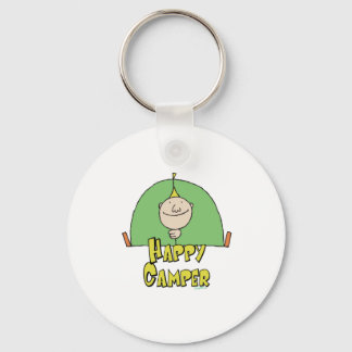 Happy Camper Guy Keychain