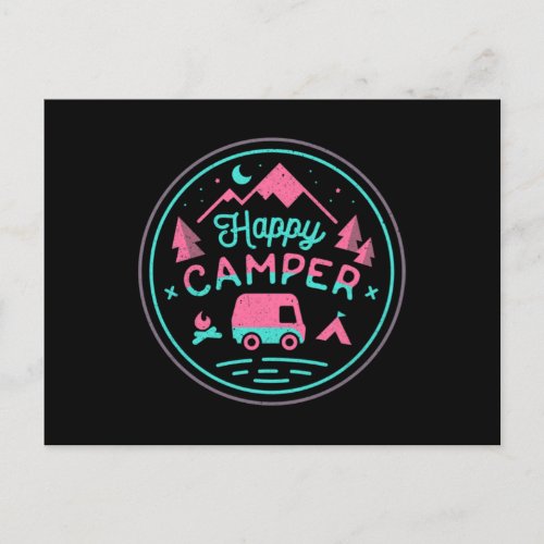 Happy Camper Happy Camping Life Postcard