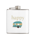 Happy Camper Hip Flask