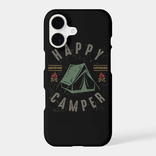 Happy Camper Iphone Case (Back)
