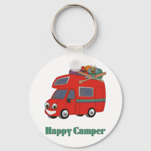 Happy Camper Keychain