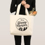 Happy Camper Large Tote Bag