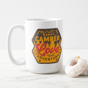 Happy Camper Love Adventures  Coffee Mug