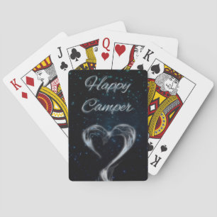 happy camper love smoke poker cards