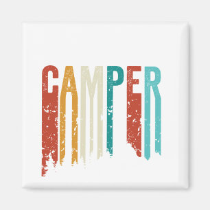 Happy camper magnet