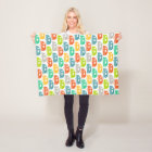 Happy Camper | Modern Camper Blanket Brights